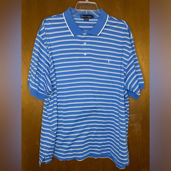 Daniel Cremieux Other - Cremieux Golf Blue Label Stripe Classic Fit Jersey Short Sleeve Polo Shirt